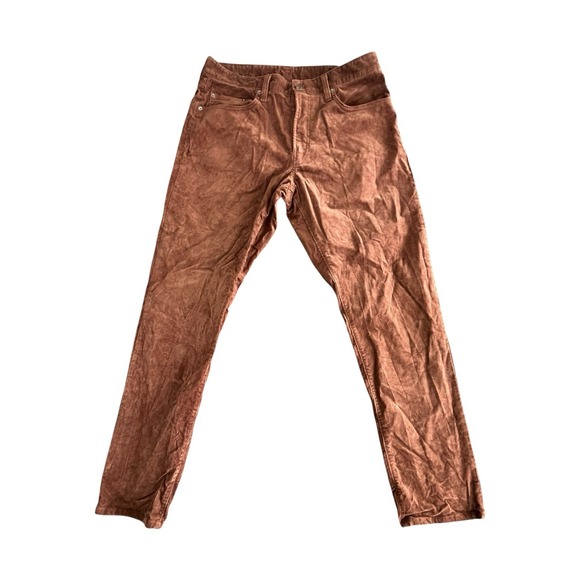 Bonobos Other - Bonobos Men's Brown Corduroy Chino Pants Slim Fit Flat Front Waist 32"